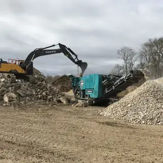 4m recyclage livraison avec grue