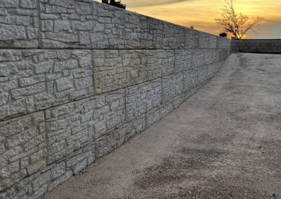 Aménagement mur blocs béton à Fleurey sur Ouche