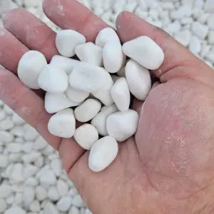 galet blanc pur 12/24